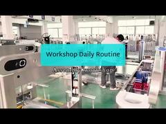 ইনডোর স্বয়ংক্রিয় সুইং গেট টার্নস্টাইল স্ব-চেকিং দেখুন ইন্টেলিজেন্ট অফিস বিল্ডিং ডেমো