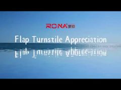 টার্নস্টাইল ফ্ল্যাপ ব্যারিয়ার গেট বারকোড স্ক্যানার ইলেকট্রনিক 304 স্টেইনলেস স্টীল উপাদান