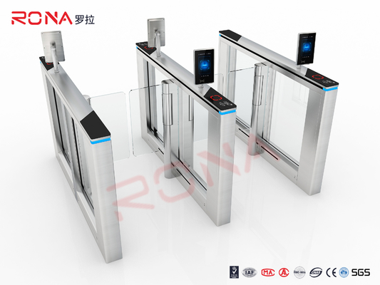 কেনা RFID রিকগনিশন QR রিডার সহ অফিস বিল্ডিং স্বয়ংক্রিয় গতির গেট টার্নস্টাইল online manufacture