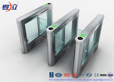 কেনা Biometric Swing Barrier Gate Stainless Steel Acrylic Flap Barrier Gate online manufacture