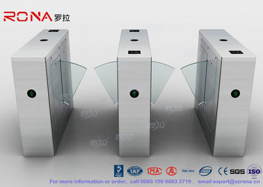 কেনা Multi - Lane Half Height Turnstiles , Optical Flap Barrier Access Control Turnstile online manufacture