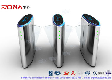 কেনা IP54 Anti - Breakthrough Flap Turnstile Speed Automatic Gates Barcode System With Bule Light online manufacture