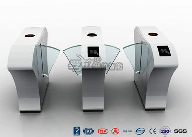 কেনা জৈব গ্লাস ফ্ল্যাপ পথচারী Turnstile গেট, টার্নস্টাইল এক্সেস কন্ট্রোল সিস্টেম 20W online manufacture