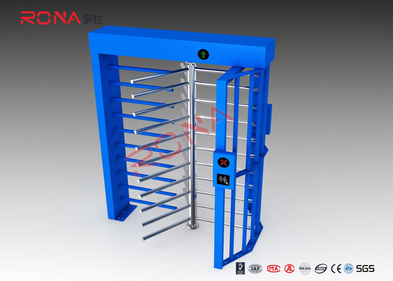 RFID কার্ড রিডার সম্পূর্ণ উচ্চতা টার্নস্টাইল ফিঙ্গারপ্রিন্ট স্টেইনলেস স্টীল নিরাপত্তা টার্নস্টাইল গেট