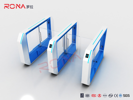 RFID এন্ট্রি পাম প্রিন্ট সোয়িং গেট টার্নস্টাইল স্বয়ংক্রিয় বিভিন্ন ক্লোর সহ