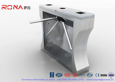 ড্রপ আর্ম Turnstile নিরাপত্তা গেটস ইনডোর / বহিরঙ্গন জন্য স্টেইনলেস স্টীল হাউজিং সেতু প্রকার