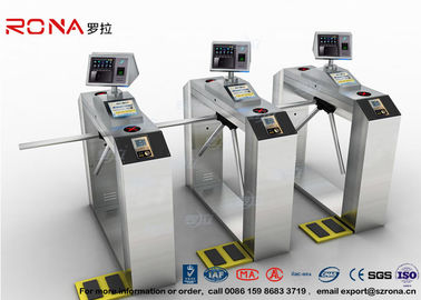 পথচারী মুখের স্বীকৃতি Turnstile ESD আঙুলের ছাপ এক্সেস কন্ট্রোল বাধা