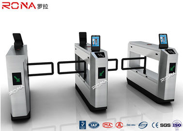 স্টেইনলেস স্টীল সুইং মুখের স্বীকৃতি Turnstile 900mm আর্ম দৈর্ঘ্য সিই অনুমোদিত