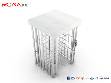 পথচারী পূর্ণ উচ্চতা Turnstile উচ্চ ঘূর্ণমান দরজা নয়েজ ছাড়া আস্তে চলমান