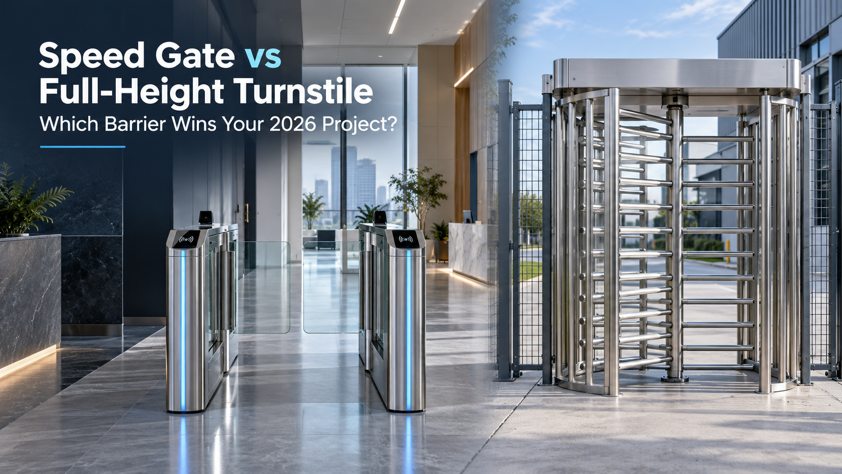 সর্বশেষ কোম্পানি ব্লগ সম্পর্কে Speed Gate vs Full-Height Turnstile: Which Barrier Wins Your 2026 Project?