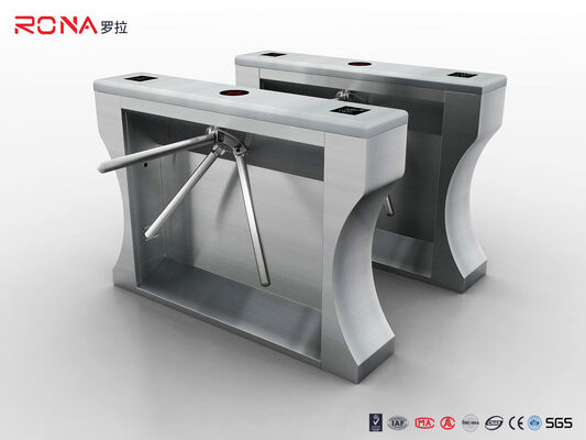 আরএফআইডি ত্রিপড টার্নস্টাইল গেট QR কোড টার্নস্টাইল ফিঙ্গারপ্রিন্ট ফিটনেস জিম জন্য ডোর অ্যাক্সেস